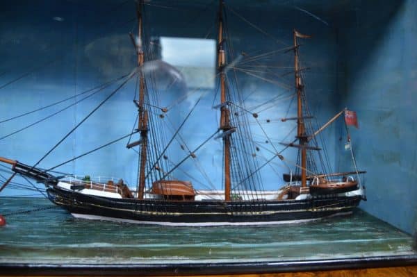 Cased Clipper Model Ship Of ‘the Hippolyta’ SAI2972 Antique Nautical 5