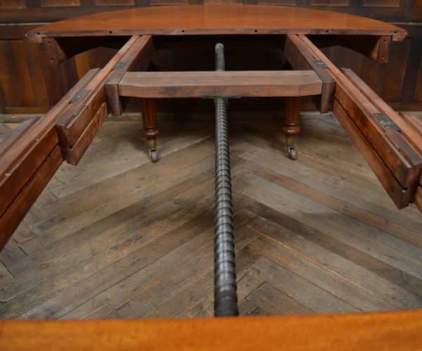 Victorian Mahogany Wind Out Dining Table SAI2964 - Image 11