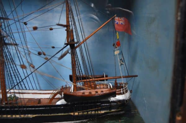Cased Clipper Model Ship Of ‘the Hippolyta’ SAI2972 Antique Nautical 8