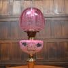 Victorian Brass Hand Painted Paraffin/ Oil Lamp SAI2960 - Image 4
