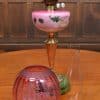 Victorian Brass Hand Painted Paraffin/ Oil Lamp SAI2960 - Image 2