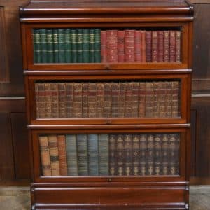 Edwardian Globe Wernicke 3 Sectional Bookcase SAI2973 globe wernicke Antique Bookcases