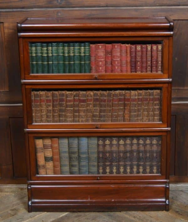 Edwardian Globe Wernicke 3 Sectional Bookcase SAI2973 globe wernicke Antique Bookcases 3