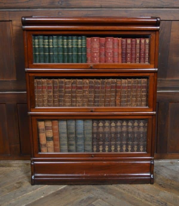 Edwardian Globe Wernicke 3 Sectional Bookcase SAI2973 globe wernicke Antique Bookcases 5