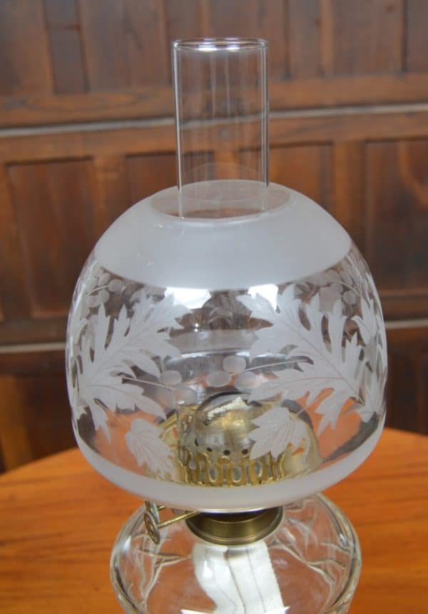 Victorian Brass Paraffin Lamp SAI2961 Antique Lighting 8