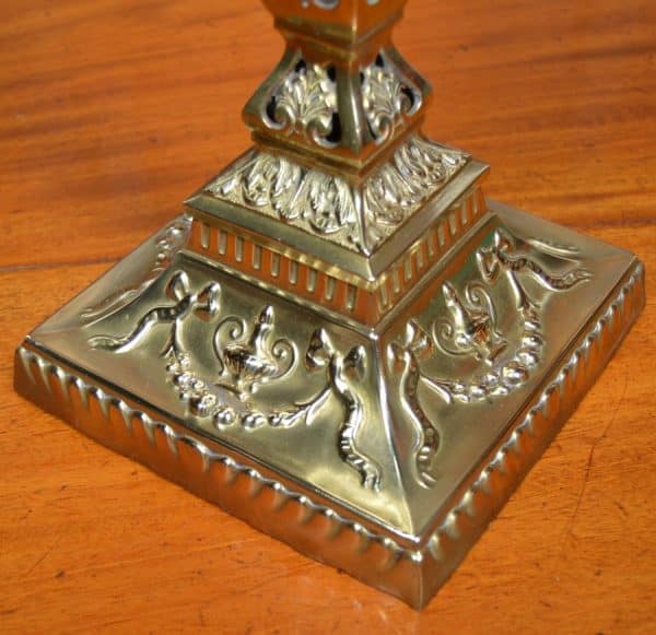Victorian Brass Paraffin Lamp SAI2961 Antique Lighting 4