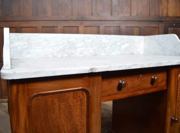 Victorian Marble Top Mahogany Wash Stand SAI2955 - Image 12
