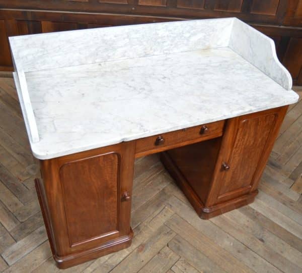 Victorian Marble Top Mahogany Wash Stand SAI2955 - Image 11