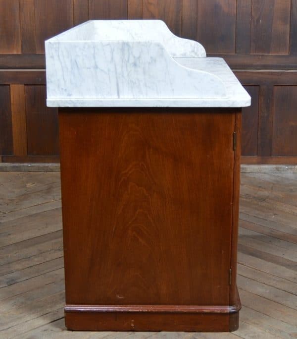 Victorian Marble Top Mahogany Wash Stand SAI2955 - Image 7
