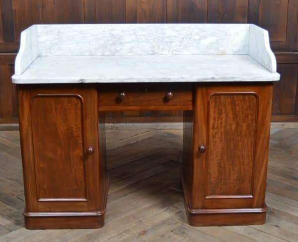 Victorian Marble Top Mahogany Wash Stand SAI2955 - Image 6