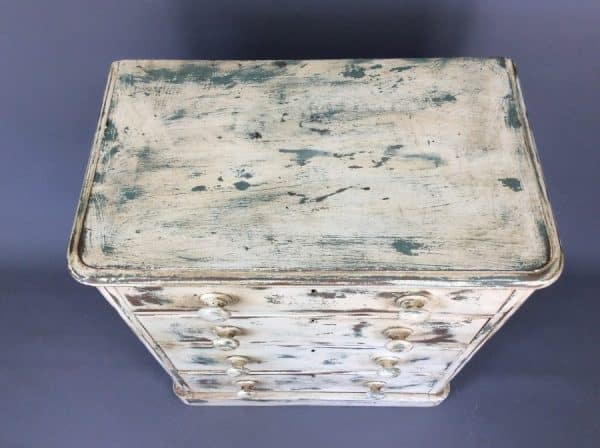 Late Victorian Painted Chest Of Drawers - Image 2