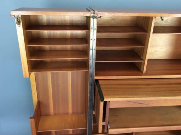 Mid Century “Desk in a Box” c1960’s desk Antique Bookcases 7