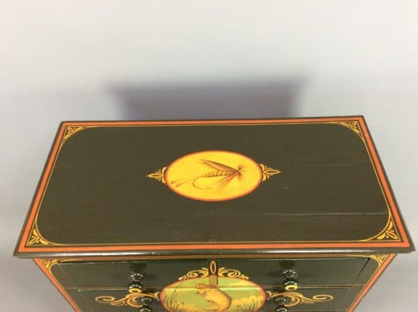 Late Victorian Painted Chest of Drawers c1890 - Image 3