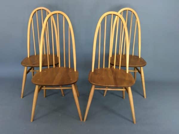 Mid Century Set of 4 Ercol Windsor Dining Chairs ercol Antique Chairs 3