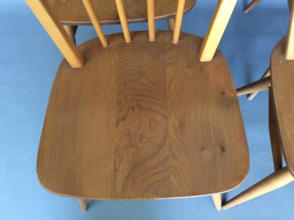 Mid Century 'Model 400' Ercol Dining Chairs - Image 4