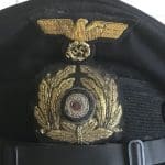 German 2WW Submariners Captains Hat Antique Nautical