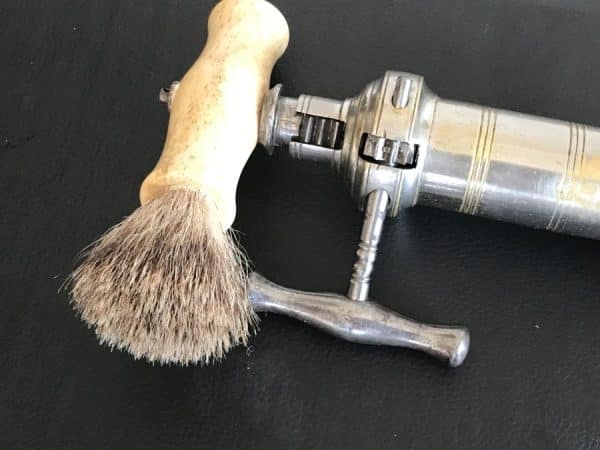 Corkscrew Rack & Pinion Bone Brush Chromed Brass Regency - Image 9
