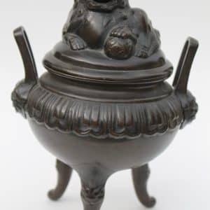 Japanese Bronze Koro, Censer. 19th C bronze Antique Collectibles 3