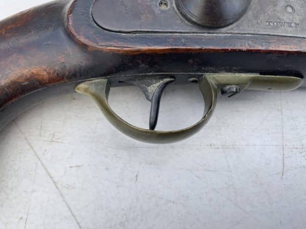 Pistol Percussion Heavy Calvary Holsters Pistol British Tower Proofs Antique Guns 11