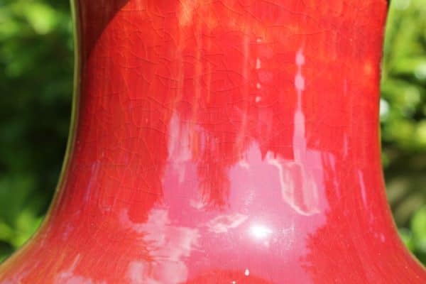 Qing dynasty Chinese Sang de Boeuf vase, No 1 of 2 available - Image 9