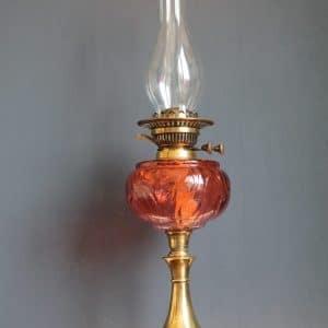 Victorian Oil lamp antique oil lamp Antique Lighting