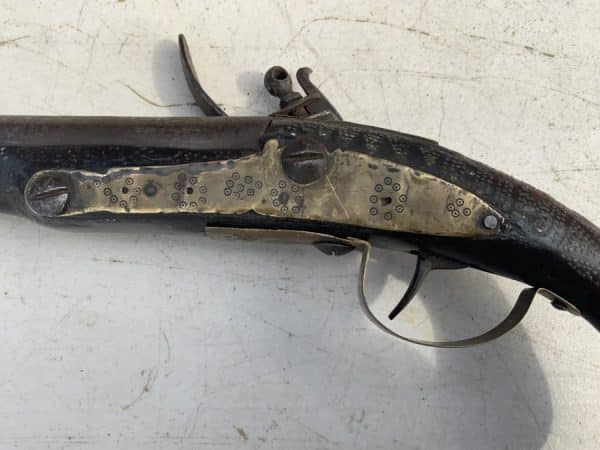 Flintlock Pistol Far Eastern Origins Antique Guns 11
