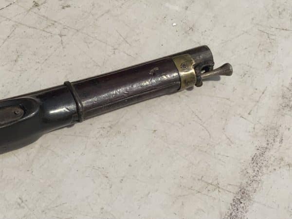 Percussion pistol military item from early 19th century - Image 4