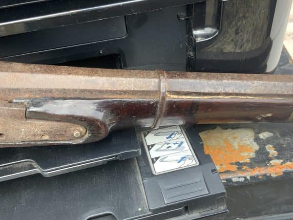 Percussion pistol military item from early 19th century - Image 12