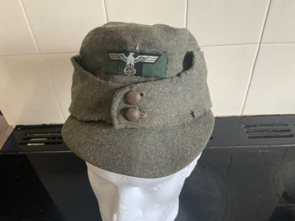German 2WW Soldiers Cap Military & War Antiques 3