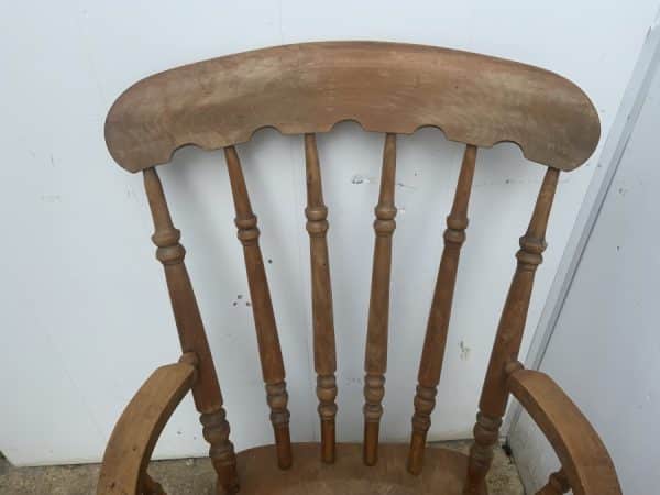 Armchair High back Grandfather chair Antique Chairs 4
