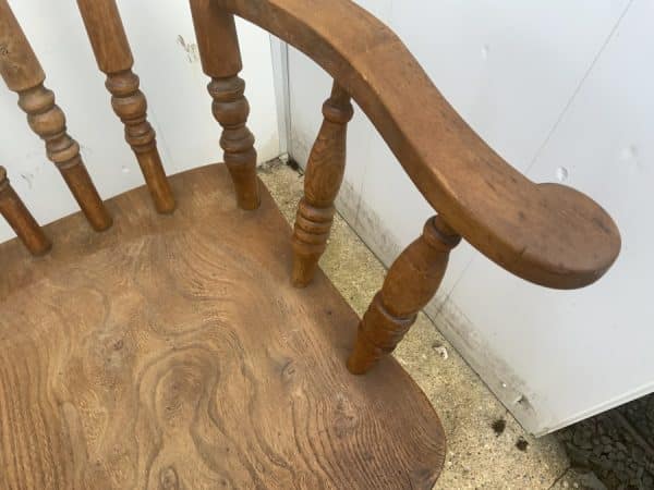 Armchair High back Grandfather chair - Image 4