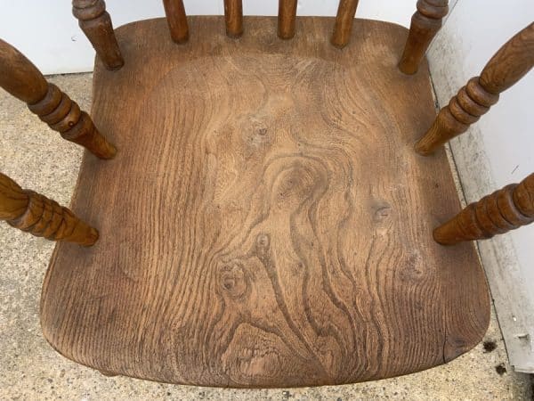 Armchair High back Grandfather chair - Image 6