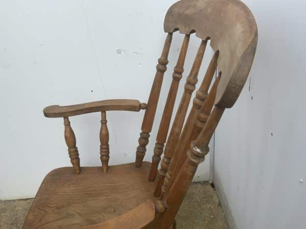 Armchair High back Grandfather chair - Image 11