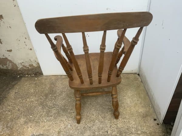 Armchair High back Grandfather chair - Image 12