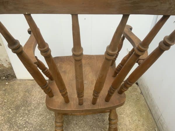 Armchair High back Grandfather chair Antique Chairs 17