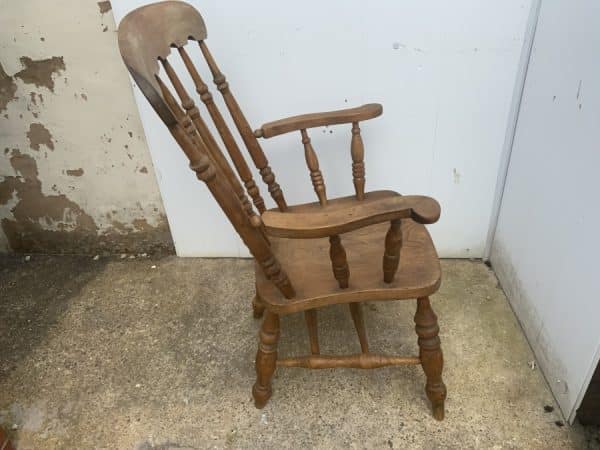 Armchair High back Grandfather chair - Image 17