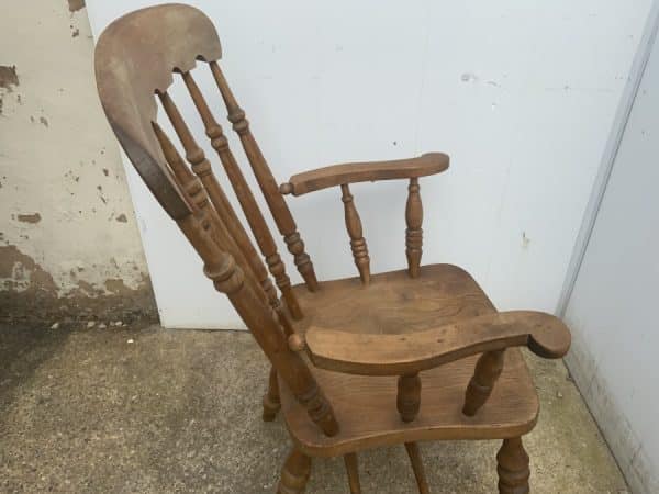 Armchair High back Grandfather chair - Image 20