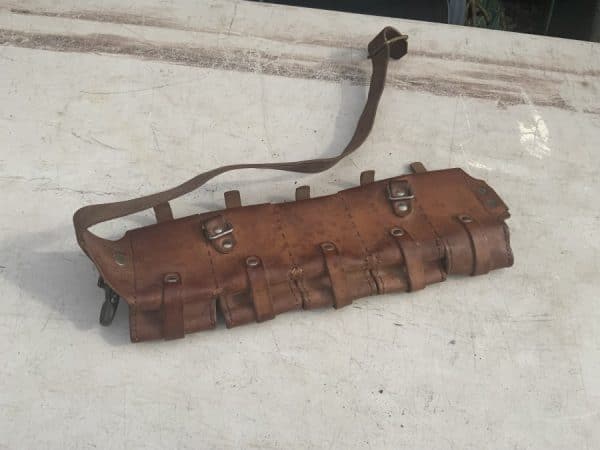 German Soldiers belt and pouches for Mauser rifle ammunition clips - Image 8