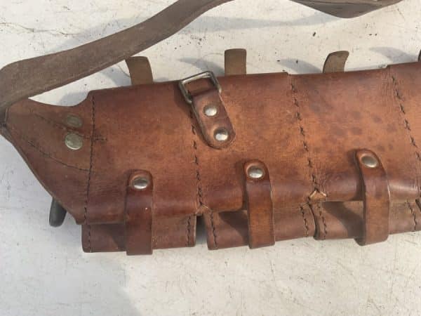German Soldiers belt and pouches for Mauser rifle ammunition clips - Image 10