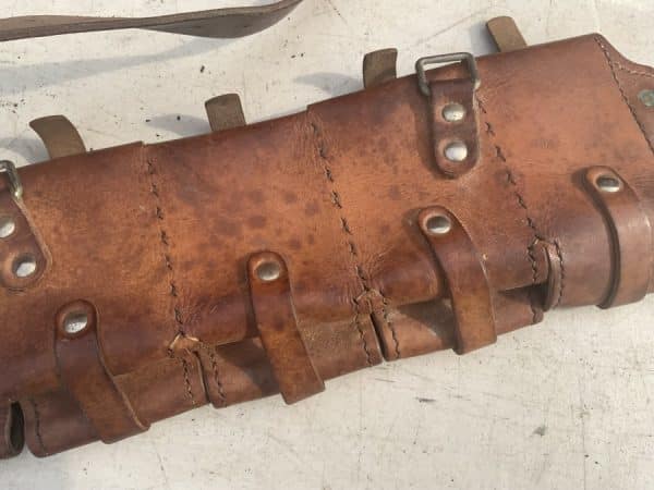 German Soldiers belt and pouches for Mauser rifle ammunition clips - Image 11