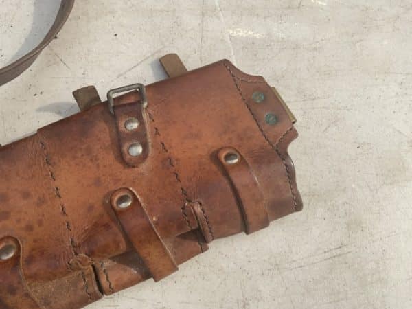 German Soldiers belt and pouches for Mauser rifle ammunition clips - Image 12