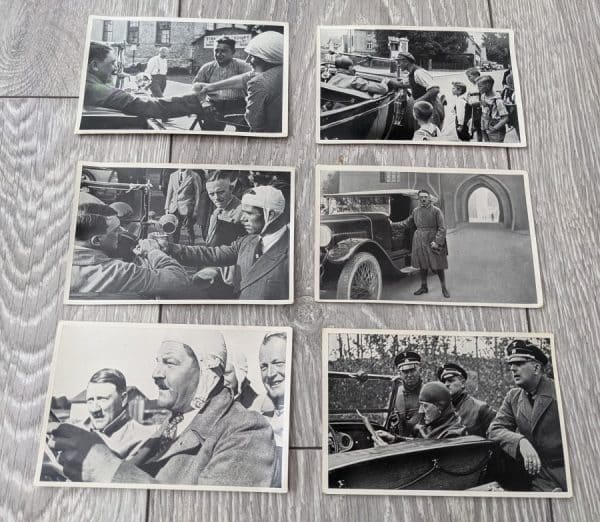 Adolf Hitler photo cigarette cards from the 1930s rare