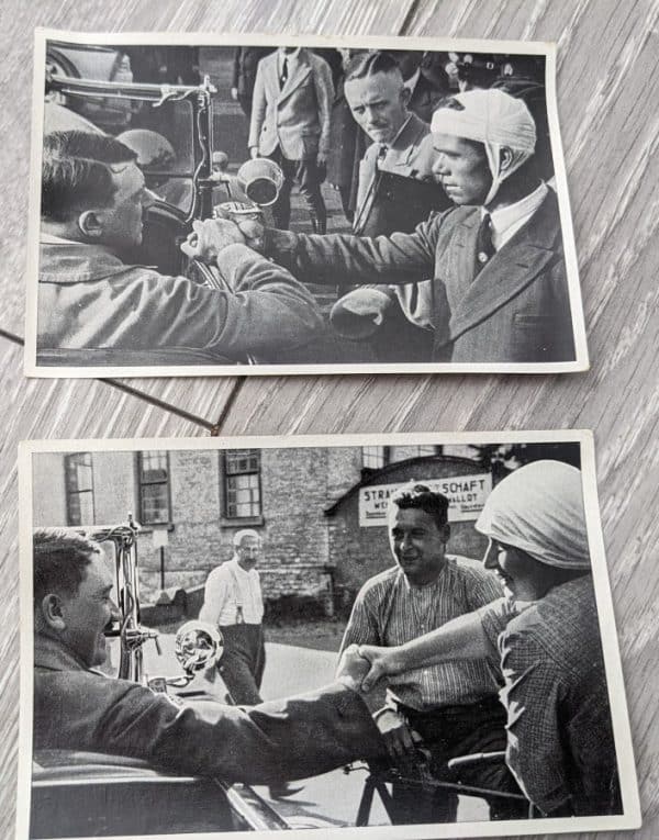 Adolf Hitler photo cigarette cards from the 1930s rare WW2 german photographs Military & War Antiques 7