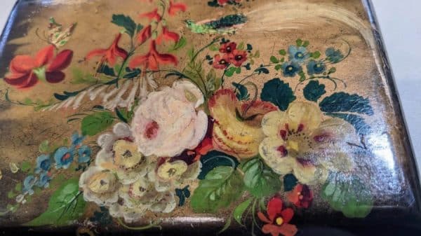 Early Papier Mache Box - Image 4
