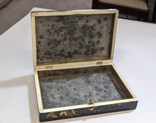 Early Papier Mache Box - Image 5