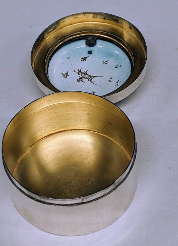 Silver and Enamel Pot - Image 3