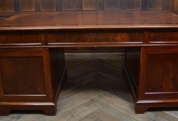 Edwardian Mahogany Knee-hole Desk SAI2985 Antique Desks 6