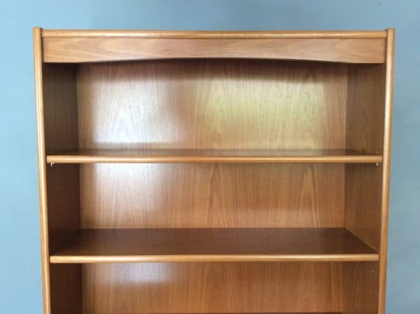 Mid Century Tall Teak Bookcase bookcase Antique Bookcases 6