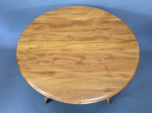 Mid Century Ercol Oval Drop Leaf Dining Table dining table Antique Furniture 4