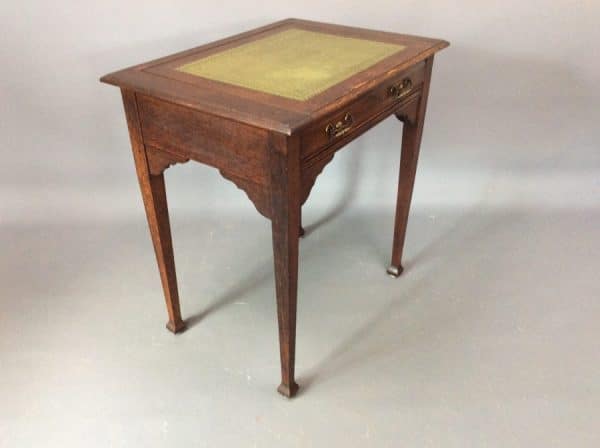 Arts & Crafts Stones Patent Oak Desk c1900 - Image 8